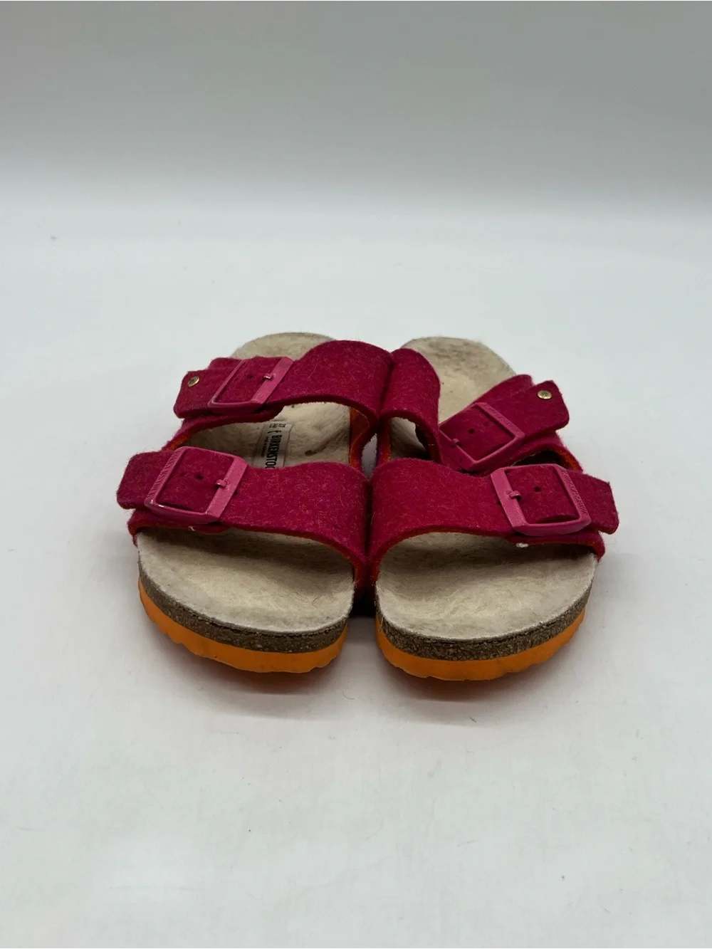Birkenstock Arizona RIVET Women’s Sz 6 Narrow Ted Wool Sandals Shoes.